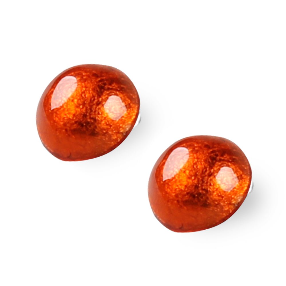 Spice Cabouchon Clip Earrings | The Jewellery Stop