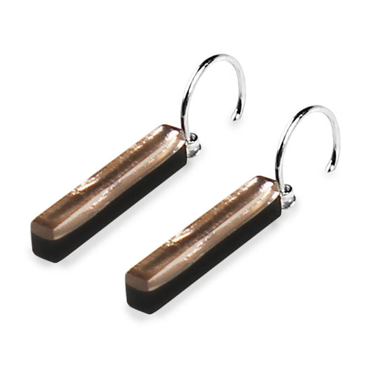 Cherry Square Sticks Creole Earrings | The Jewellery Stop
