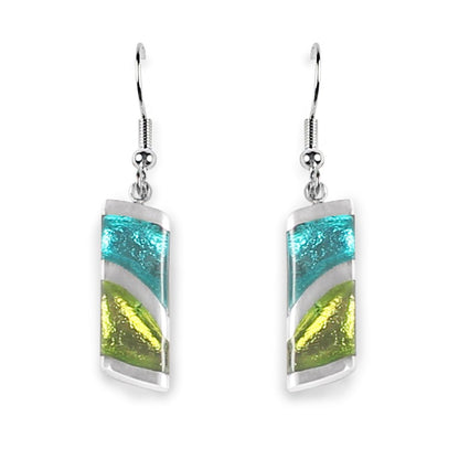 Rainbow Lava Fish Hook Earrings | The Jewellery Stop
